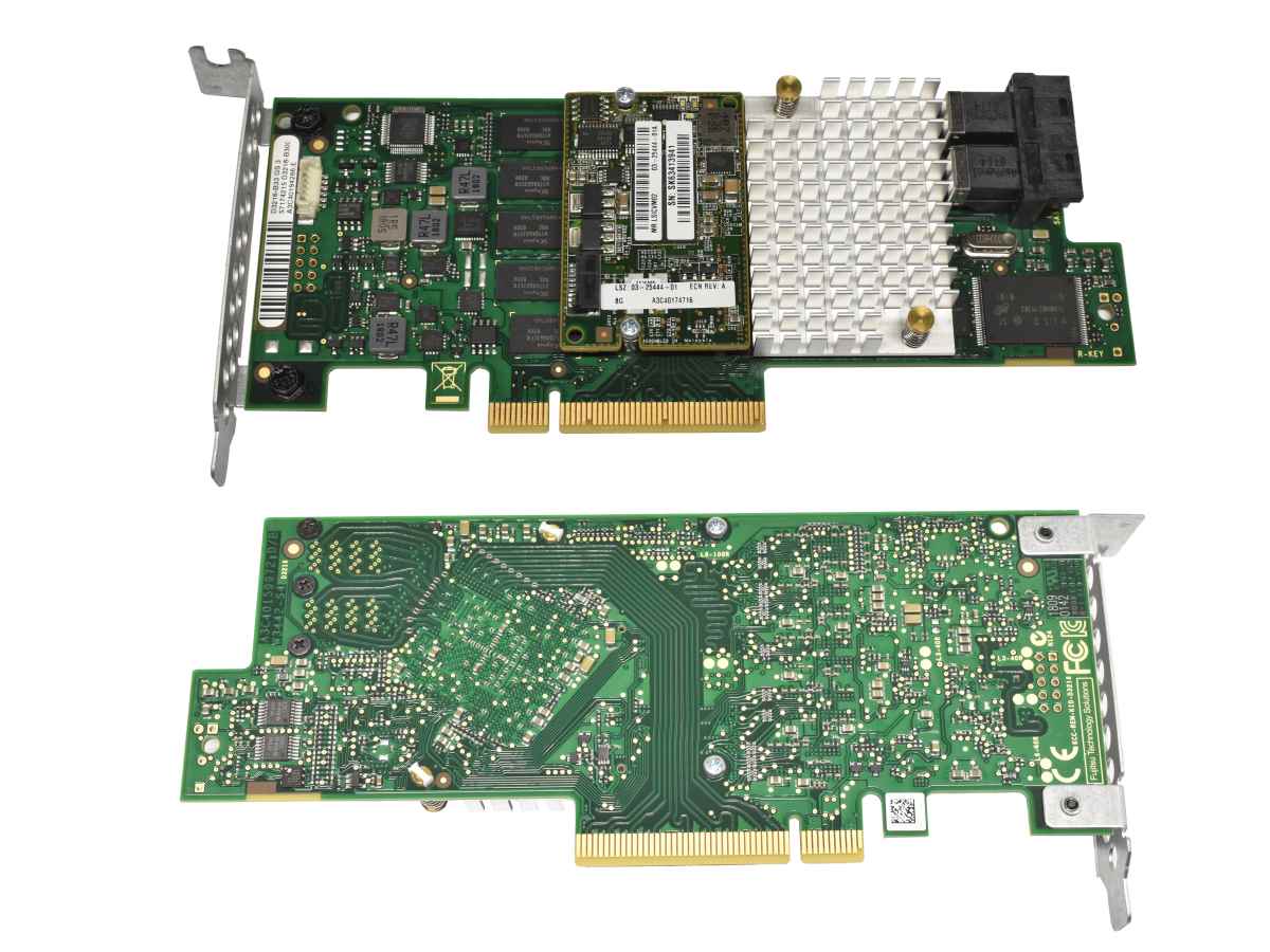 Fujitsu D3216-B33 GS3 EP420i 12Gb PCle x8 RAID Controller +BBU +2x SAS Kabel LP