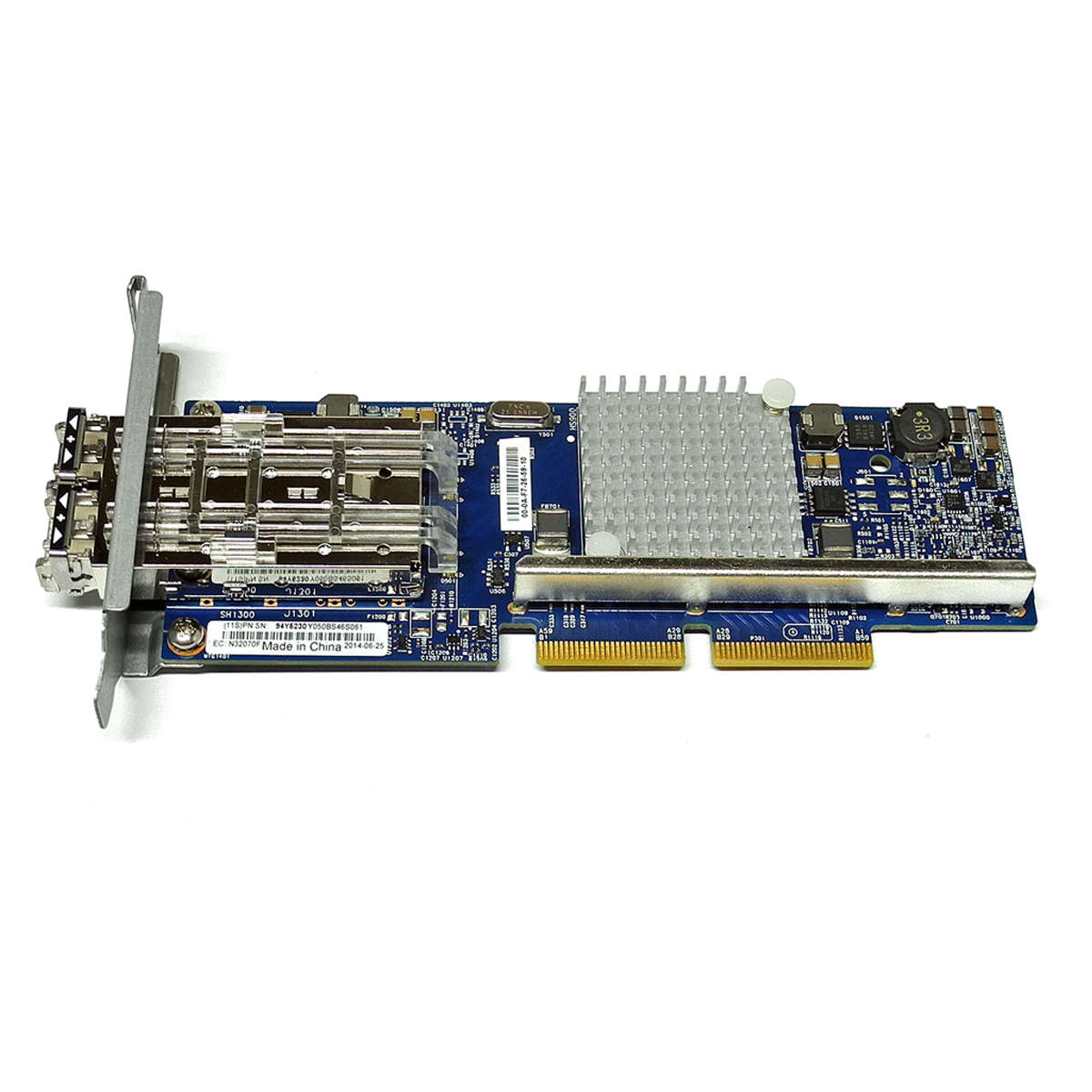 Lenovo-94Y5230-BroadCom-ML2-Dual-Port-10-Gb-FC-Net-002.jpg Lenovo 94Y5230 BroadCom ML2 Dual Port 10 Gb FC Network Adapter LP +2x 10Gb SFP+