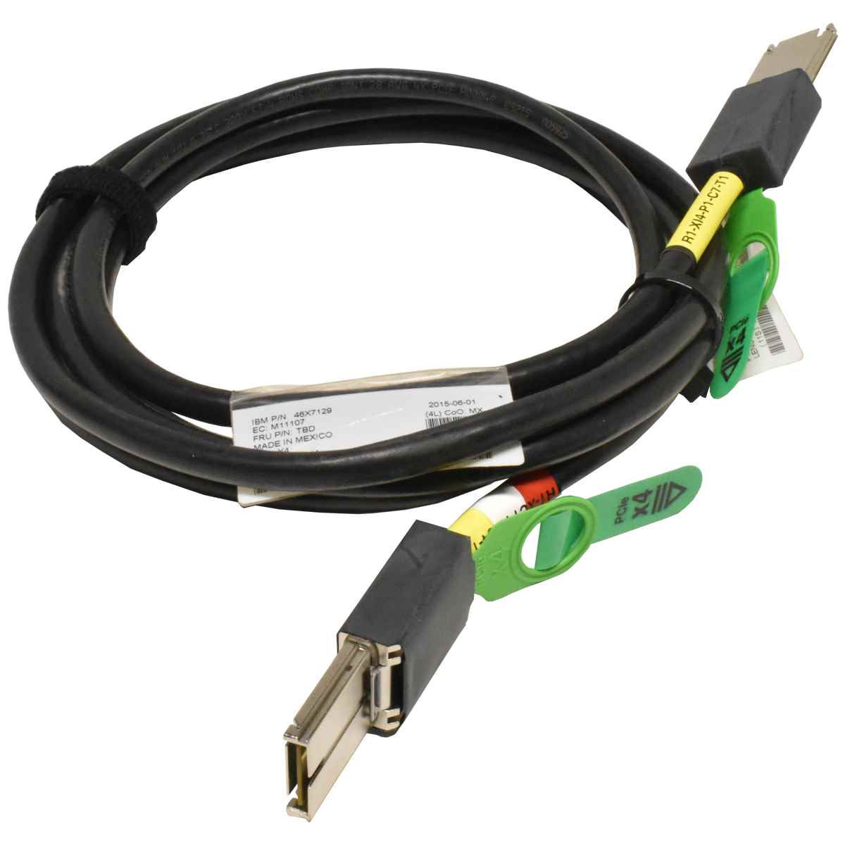 IBM 46X7129 2.8m 9.2 Feet PCIe X4 Cable Kabel FRU PN TBD IBM 46X7129 2.8m 9.2 Feet PCIe X4 Cable Kabel FRU PN TBD