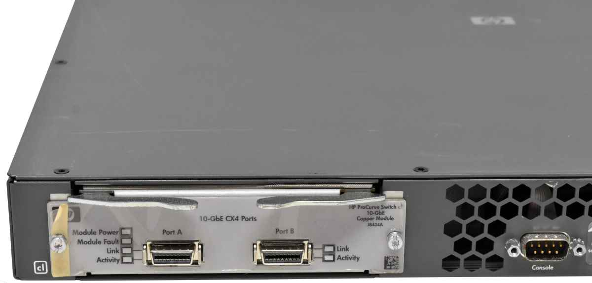 HP 3400cl J4906A 48-Port GE Switch 4x SFP + 10G CL Module