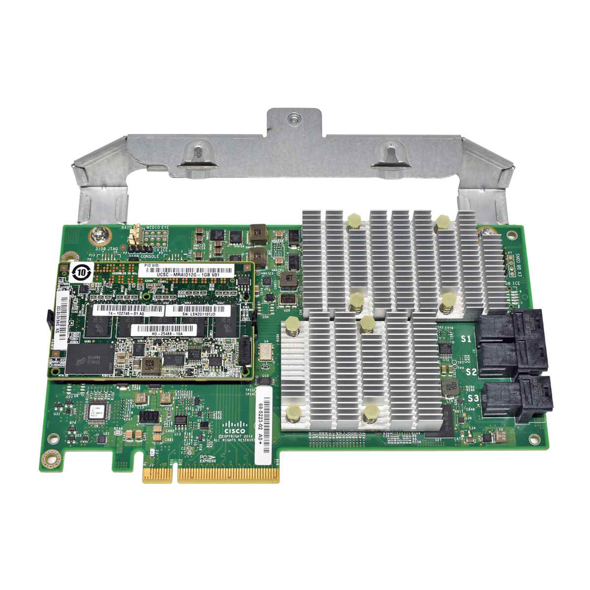 Cisco UCS C460 M4 12G RAID Controller 73-16109-02 + Cache Modul UCSC-MRAID12G-1GB + BBU + Kabel + Mounting Bracket Cisco UCS C460 M4 12G RAID Controller 73-16109-02 + Cache Modul UCSC-MRAID12G-1GB + BBU + Kabel + Mounting Bracket