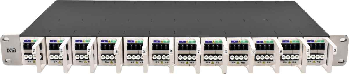 Ixia Assembly Rack RK-FLEX-24 12x Flex Tap Cisco BiDi TPX-40-SR-50-50-BD