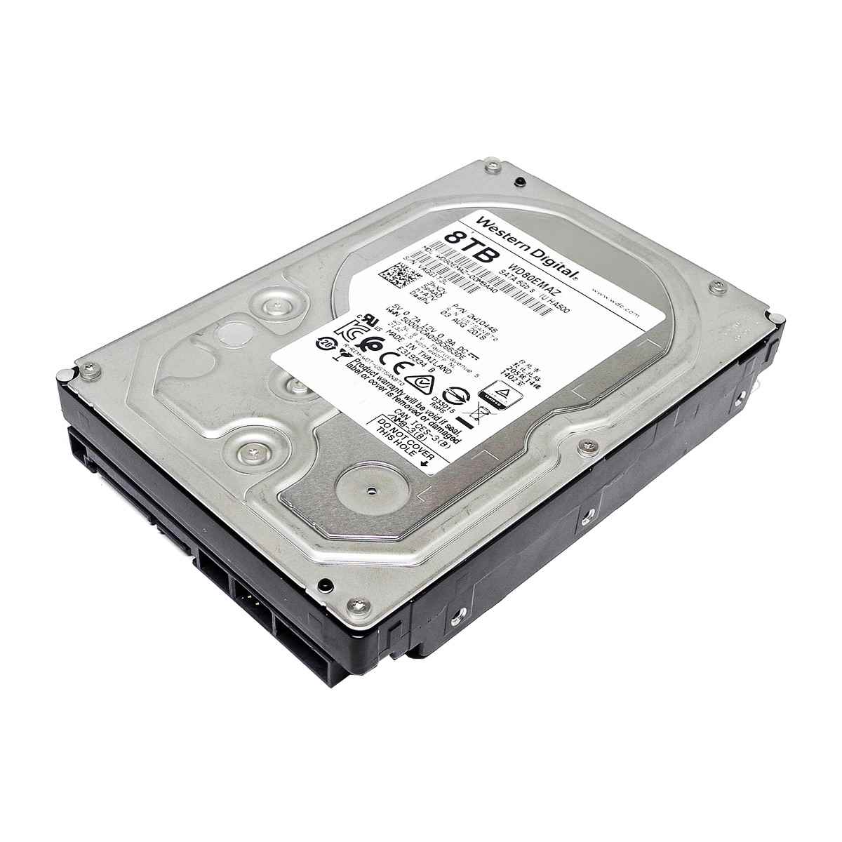 Western Digital WD80EMAZ- 00M9AA0 8TB 3.5" 5.4K 6G SATA HDD Festplatte Western Digital WD80EMAZ- 00M9AA0 8TB 3.5" 5.4K 6G SATA HDD Festplatte