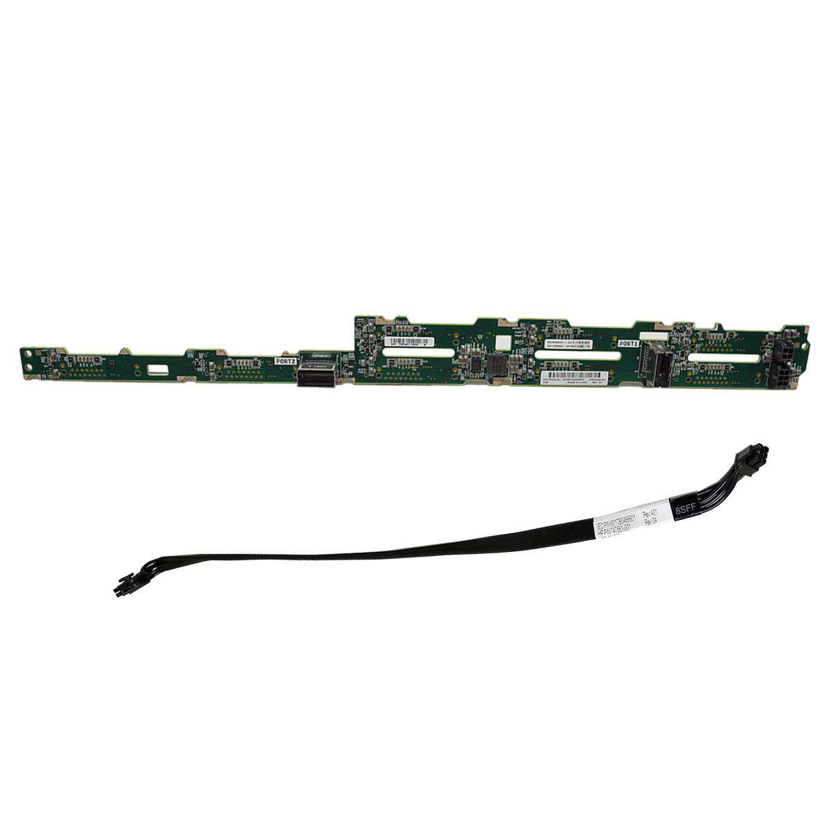 HP-SAS-Backplane-8x-2-5-DL160-G9-DL360p-G9-G10-780-003.jpg HP SAS-Backplane 8x 2,5'' DL160 G9 DL360p G9 G10 780428-001 743454-001 + SAS Kabel