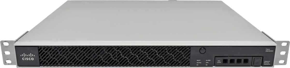 Cisco ASA 5512-X 6-Port Gigabit Ethernet Adaptive Security Appliance +Rack Ears +Caddy no HDD
