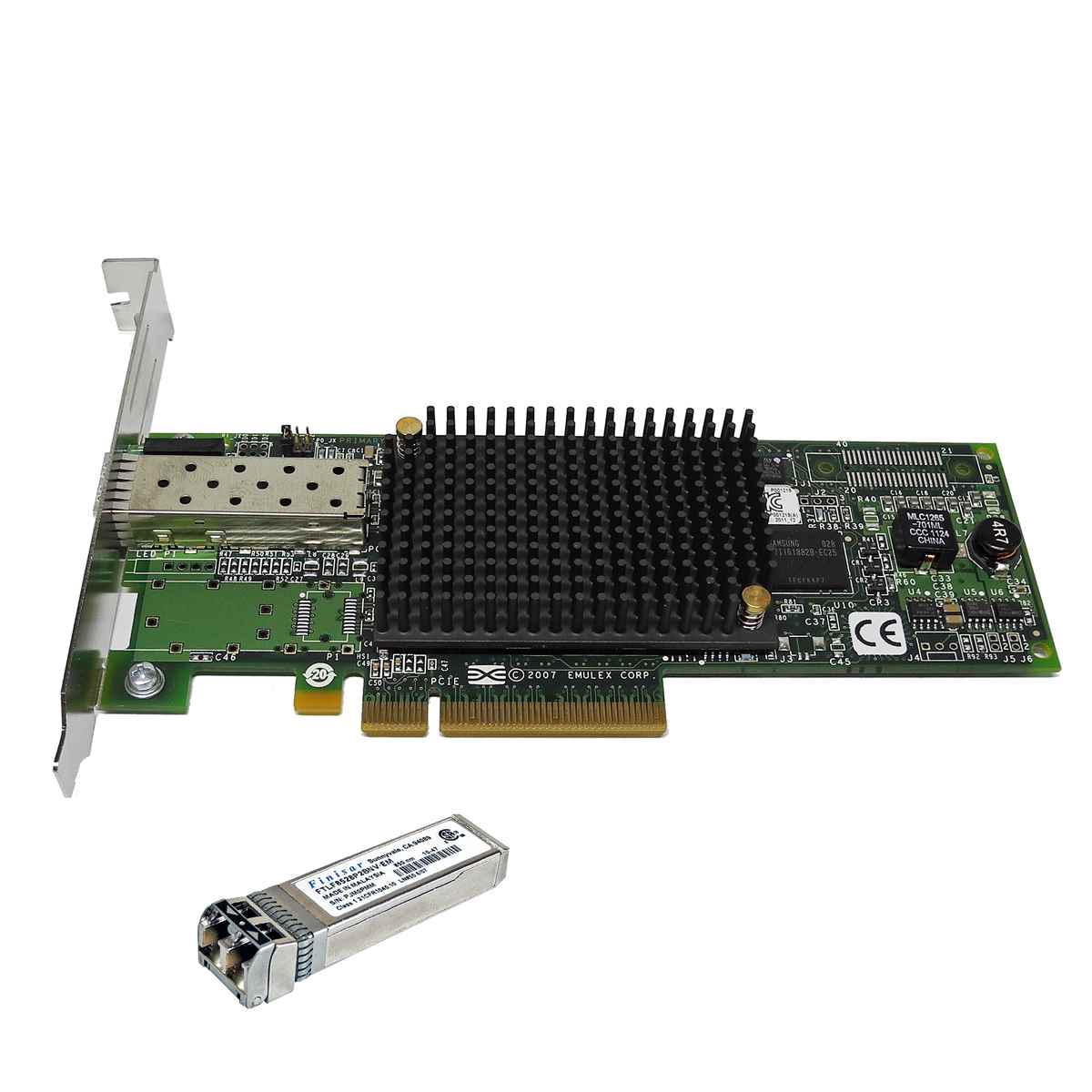 EMULEX HP LightPulse LPE12000 8Gb/s PCIe x8 FC Server Adapter MPN 697889-001 FP EMULEX HP LightPulse LPE12000 8Gb/s PCIe x8 FC Server Adapter MPN 489192-001 FP