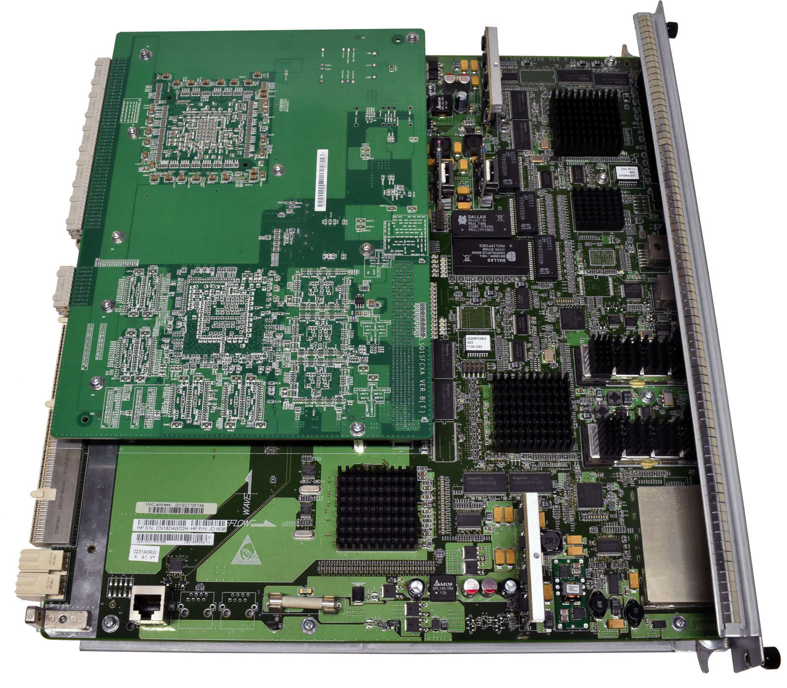 HP A7500 Fabric/Main processing unit LSQ1SRP2XB0 Salience VI-10GE JD193B 2x 10G XFP