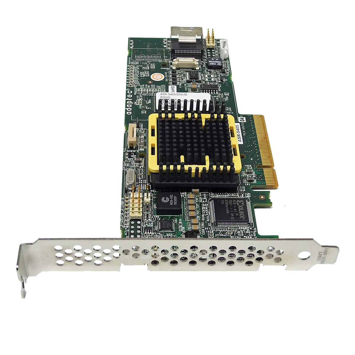 Adaptec ASR-5405/256MB 3Gb/s PCIe x8 SAS/SATA RAID Controller TCA-00275-04-D FP Adaptec ASR-5405/256MB 3Gb/s PCIe x8 SAS/SATA RAID Controller TCA-00275-04-D FP