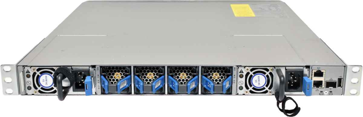 Cisco Nexus N9K-C93180YC-EX 48-Port SFP28 25GE Switch 6x 100G QSFP28 Rack Ears blue PSUs