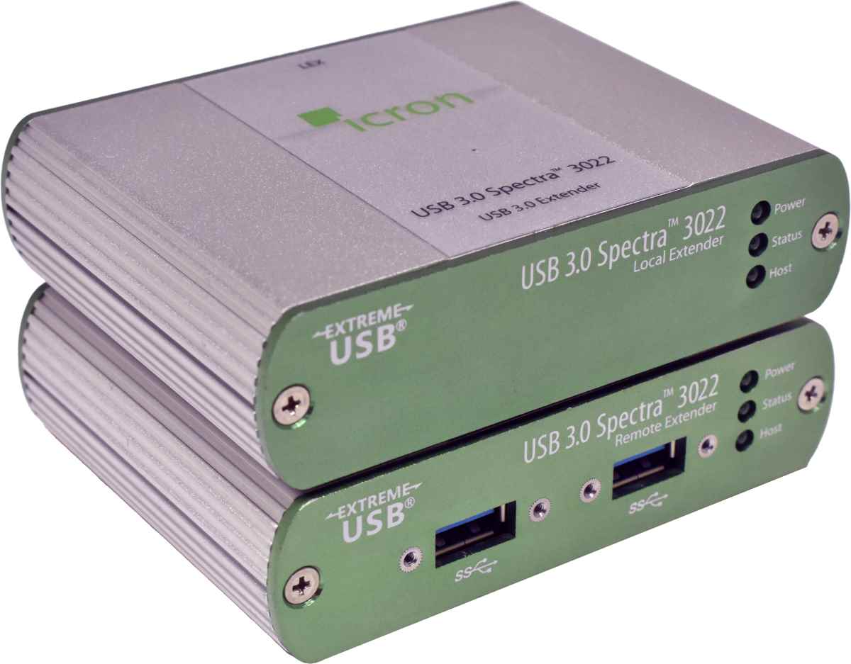 Icron USB 3.0 Spectra 3022 IC3022L-02-300159 MMF Remote/Local Extender Set