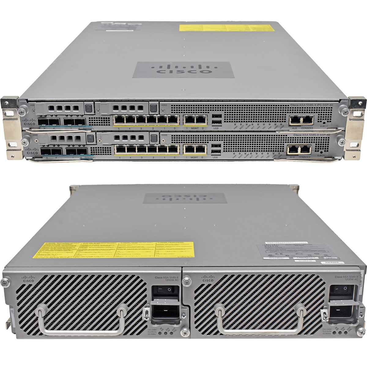 Cisco ASA 5585-X Stateful Firewall + ASA 5585-X IPS SSP-40 + ASA5585-X SSP-40