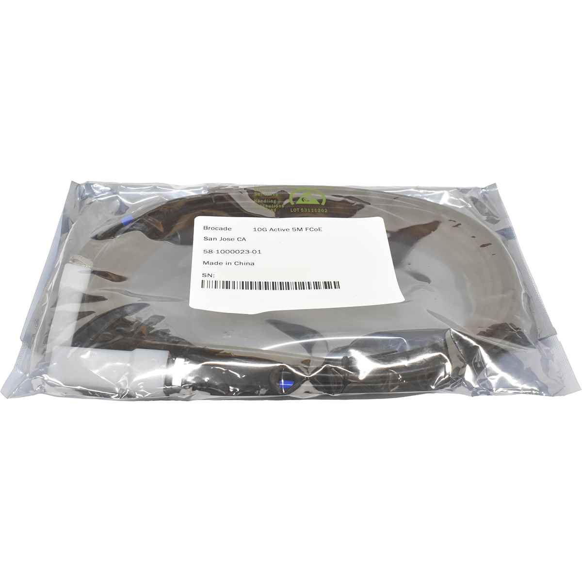 Brocade Cable SFP+ / SFP+ 10G Active Twinax FCoE 5m 58-1000023-01 NEU Brocade Cable SFP+ / SFP+ 10G Active Twinax FCoE 5m 58-1000023-01 NEU
