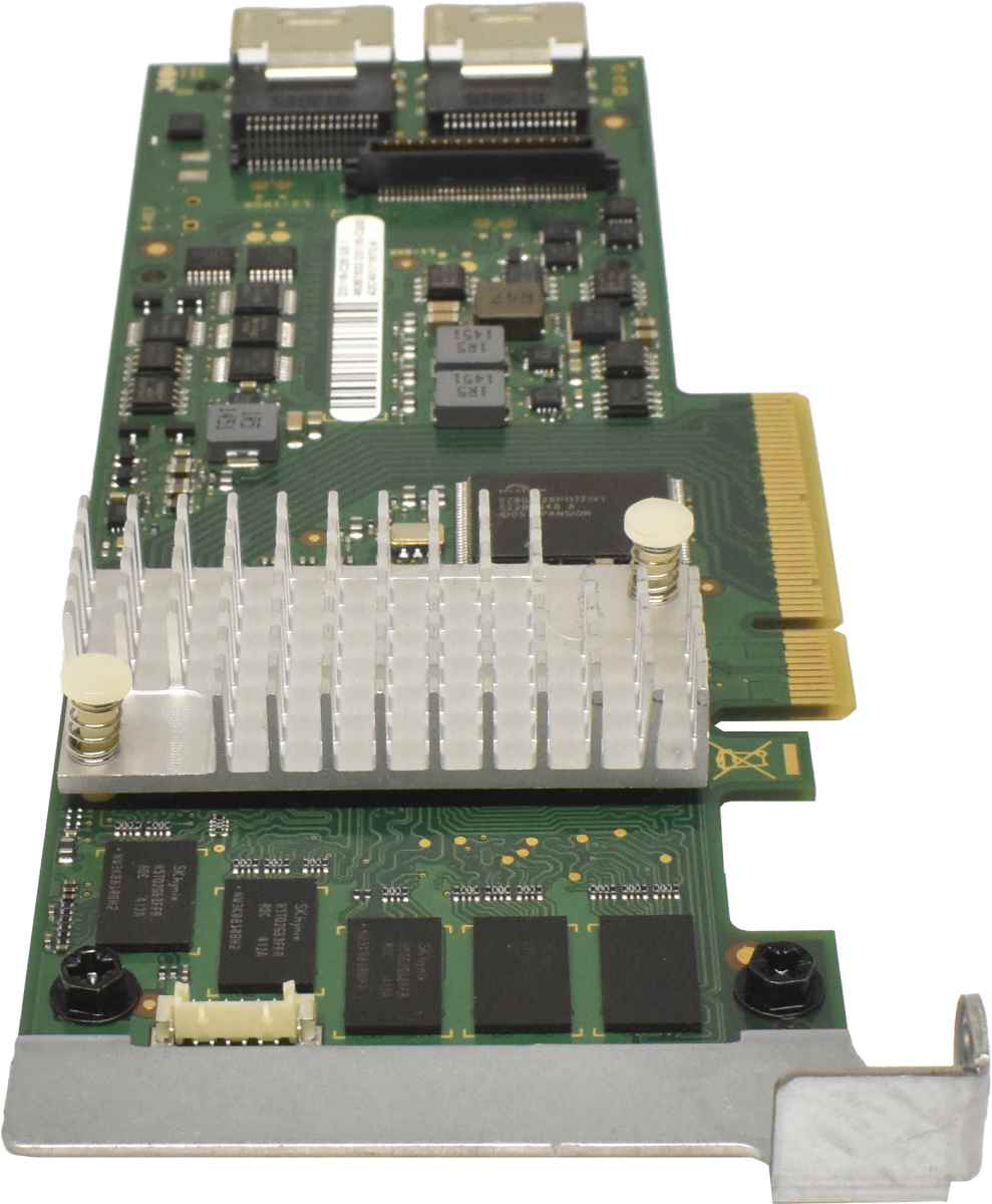 Fujitsu Primergy D3116-C26 6Gb PCIe x8 1GB SAS RAID Controller + 2x SAS Kabel LP