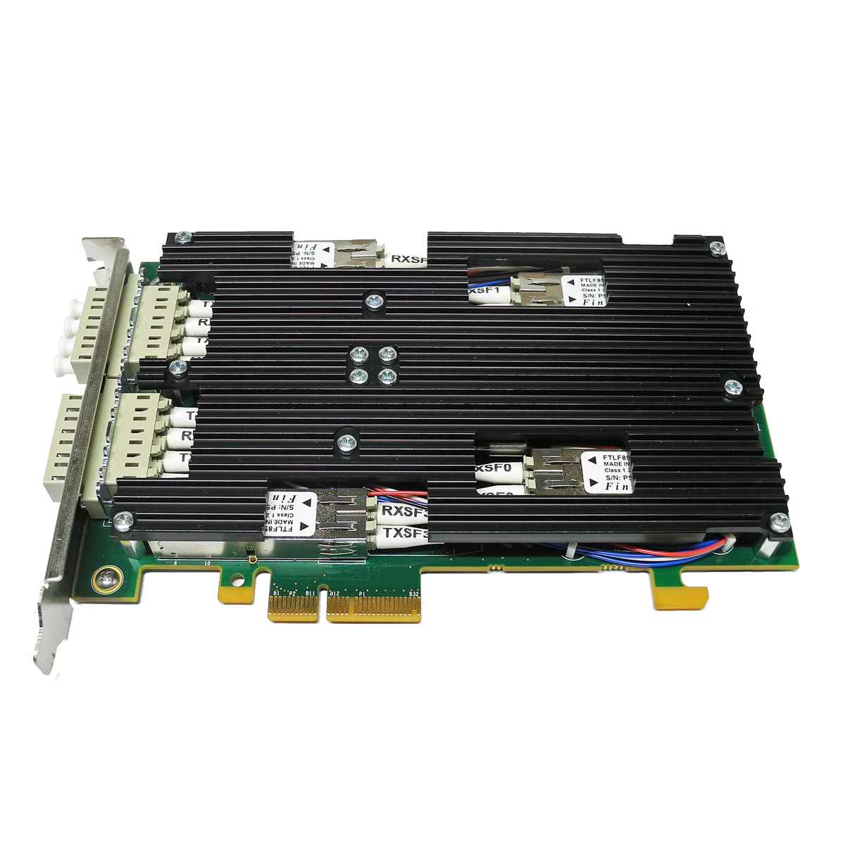 Riverbed NIC-1-001G-4SX-BP Quad-Port 1GbE Fiber SX PCIe x4 Network Card Riverbed NIC-1-001G-4SX-BP Quad-Port 1GbE Fiber SX PCIe x4 Network Card