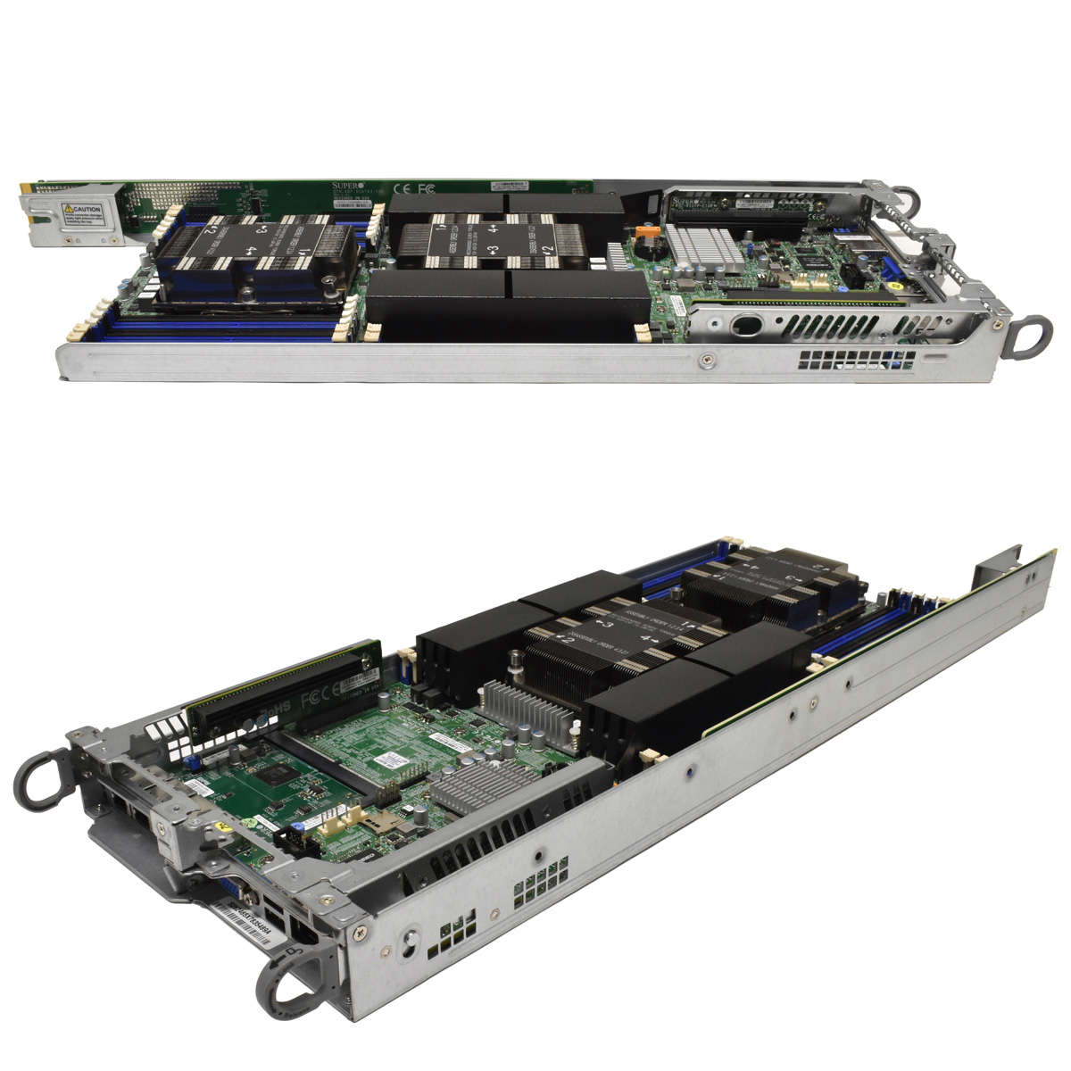 Supermicro-Node-Server-X11DPT-Rev-1-02-no-CPU-no-P-005.jpg Supermicro Node Server X11DPT Rev:1.02 no CPU no PC4 2x Heatsink 1x AOC-MGP-i4M