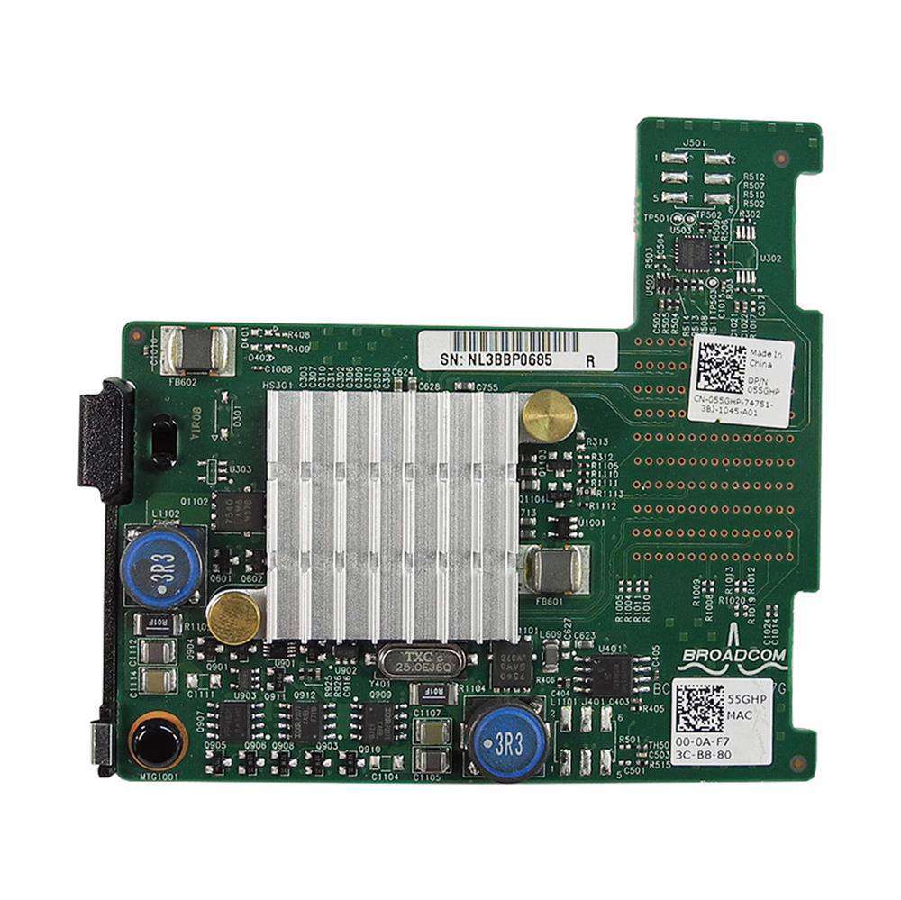 Dell-Broadcom-57810s-Dual-Port-10Gb-BASE-T-Server-001.jpg Dell Broadcom 57810s Dual Port 10Gb BASE-T Server Adapter Card 055GHP / 55GHP M620