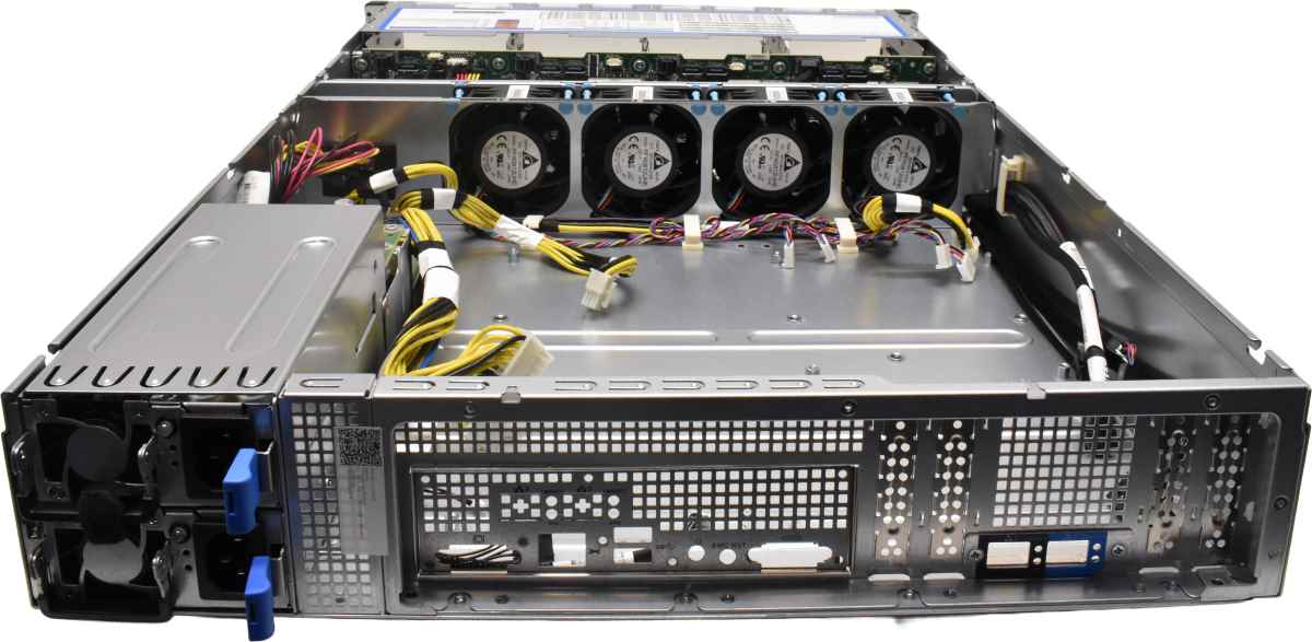 ATX 2HE Rack Server Chassis 12x 3,5 Zoll HDD Bay 4x Fan 2x PSU mit Rackmontage Kit