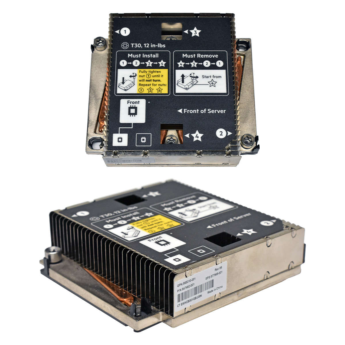 HP-847492-001-865310-001-877965-001-CPU-2-Heatsink-004.jpg HP 847492-001 865310-001 877965-001 CPU 2 Heatsink for ProLiant BL460C G10