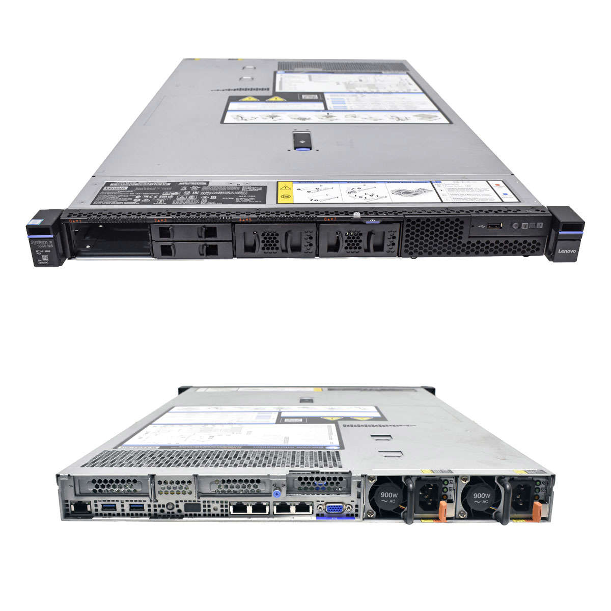 Lenovo System x3550 M5 Server Barebone no CPU no DDR4 2x Heatsink 4x LFF 3,5