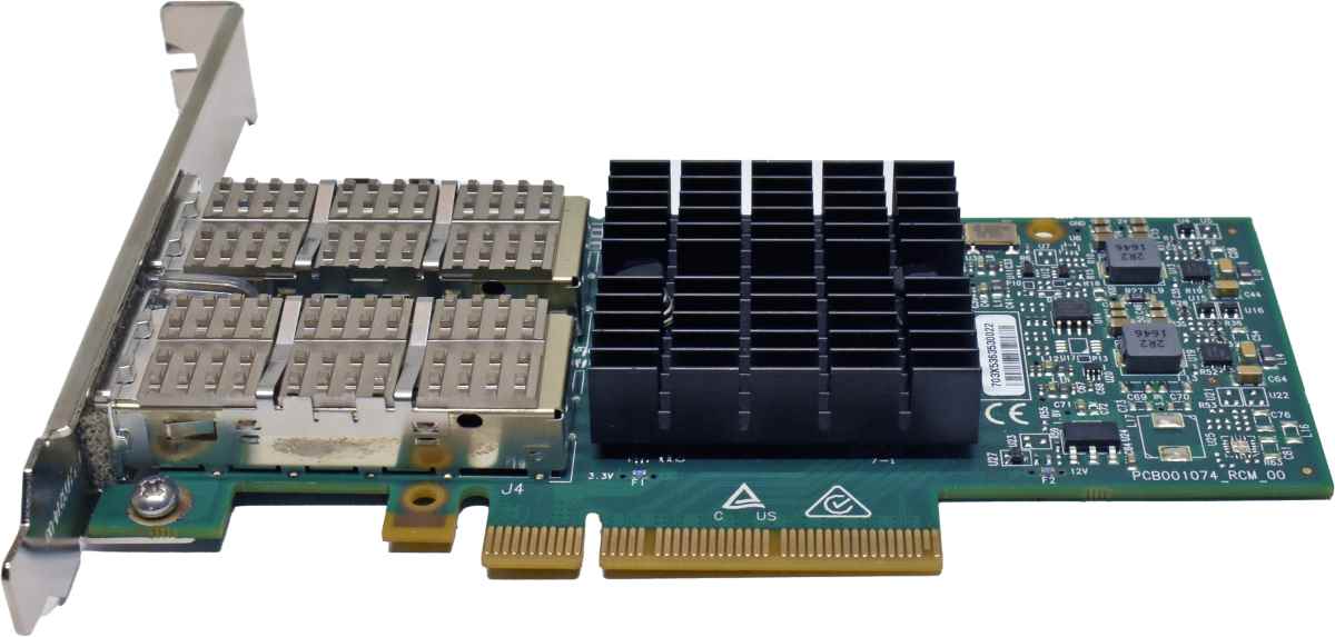 HP 764736-001 Rev A4 InfiniBand FDR/Ethernet 10Gbit/40Gbit PCIe Adapter High Profile