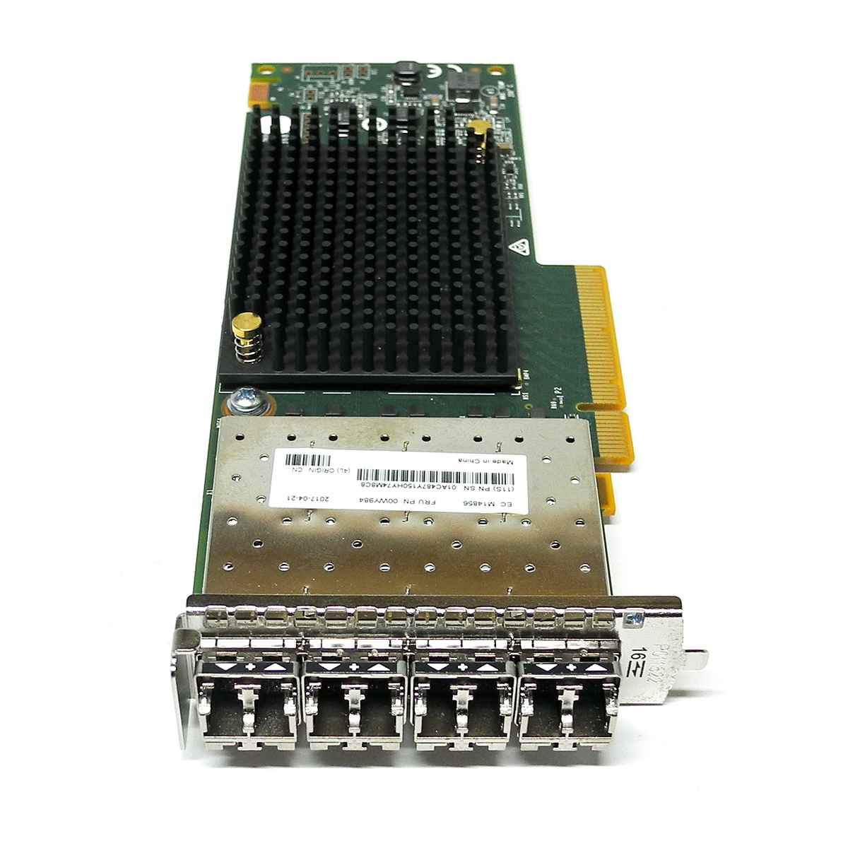 IBM 4-Port 16Gb FC SFP+ PCIe x8 Netzwerkkarte + 4x SFP 16Gb 00WY984 LP IBM 4-Port 16Gb FC SFP+ PCIe x8 Netzwerkkarte + 4x SFP 16Gb 00WY984 LP