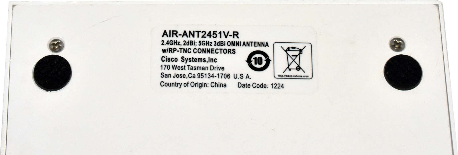 Cisco-AIR-ANT2451V-R-Four-Element-Dual-Band-Omni-D-003.jpg Cisco AIR-ANT2451V-R Four-Element Dual-Band Omni-Directional Antenna
