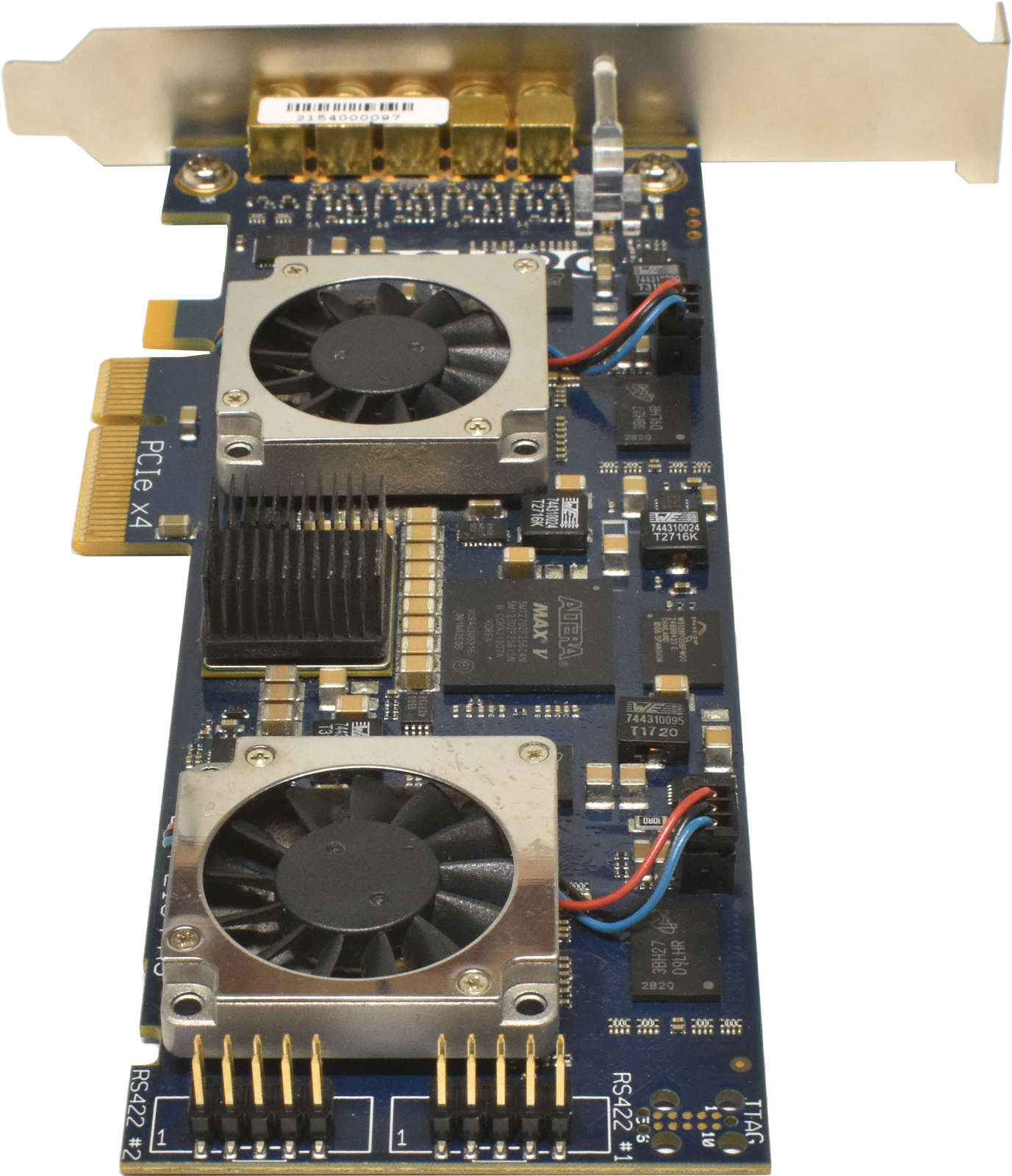 DekTec DTA-2154 R3 Quad HD-SDI / ASI Ports for PCle + genlock FP