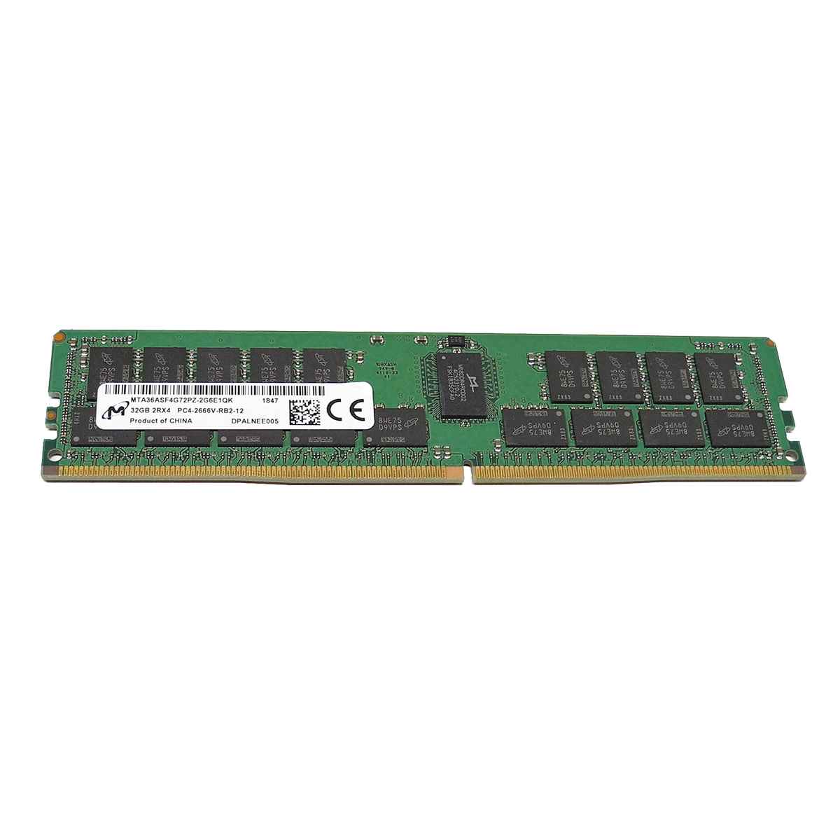 Micron 32GB 2Rx4 PC4-2666V-RB2-12 Server RAM ECC DDR4 MTA36ASF4G72PZ-2G6E1 Micron 32GB 2Rx4 PC4-2666V-RB2-12 Server RAM ECC DDR4 MTA36ASF4G72PZ-2G6D1