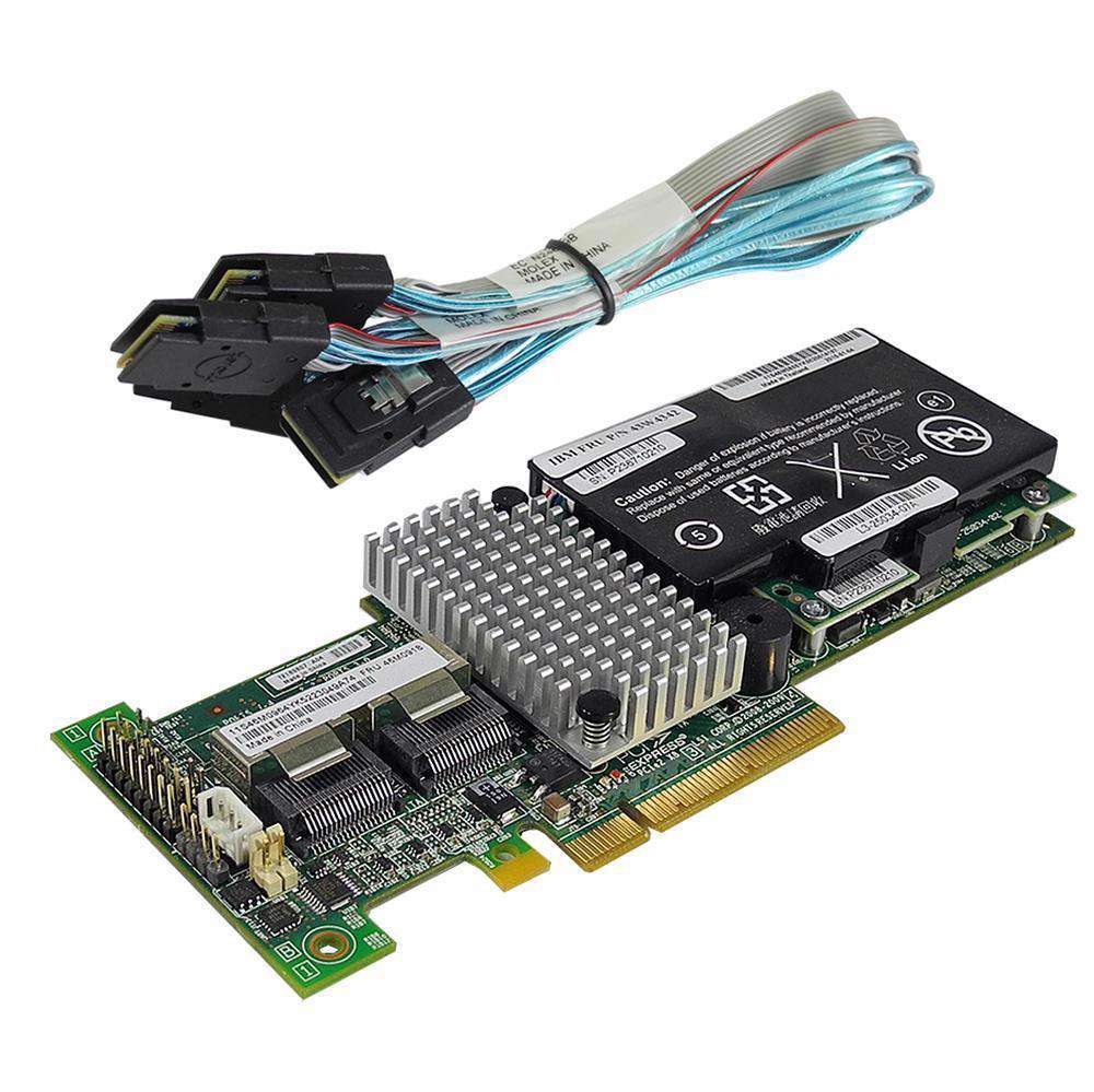 IBM-ServeRAID-M5015-6-Gb-s-RAID-Controller-46C8927-001.jpg IBM ServeRAID M5015 6 Gb/s RAID Controller 46C8927 +BBU +2x Kabel