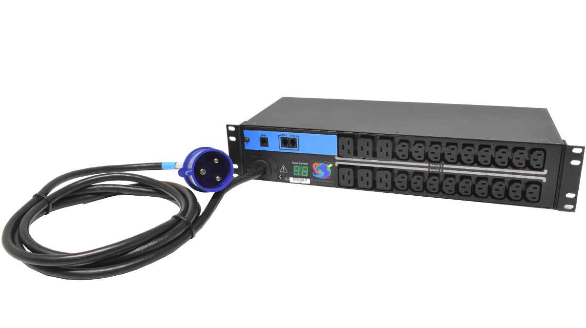 Server Technology PDU Smart Cabinet Distribution Unit 24x Output (18x C13 / 6x C19) Rack Ears CL-24HEK4B3H2 Server Technology PDU Smart Cabinet Distribution Unit 24x Output (18x C13 / 6x C19) Rack Ears CL-24HEK4B3H2