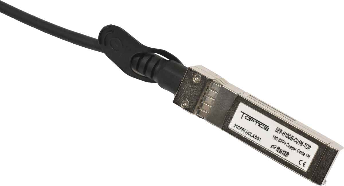 T Optics SFP-H10GB-CU1M-TOP 10Gb SFP+ / SFP+ Twinax Copper Cable 1m NEU