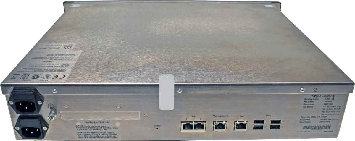 Thales Hardware Security Module HSM9-12S Payshield 9000 1600B44.04 Thales Hardware Security Module HSM9-12S Payshield 9000 1600B44.04