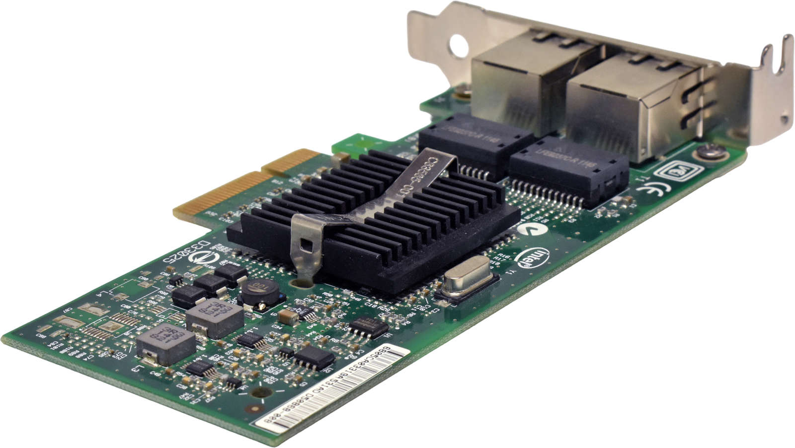 Intel Pro/1000 PT Dual Port EXPI9402PTBLK 868971 RJ-45 GE Server Adapter PCIe x4 LP