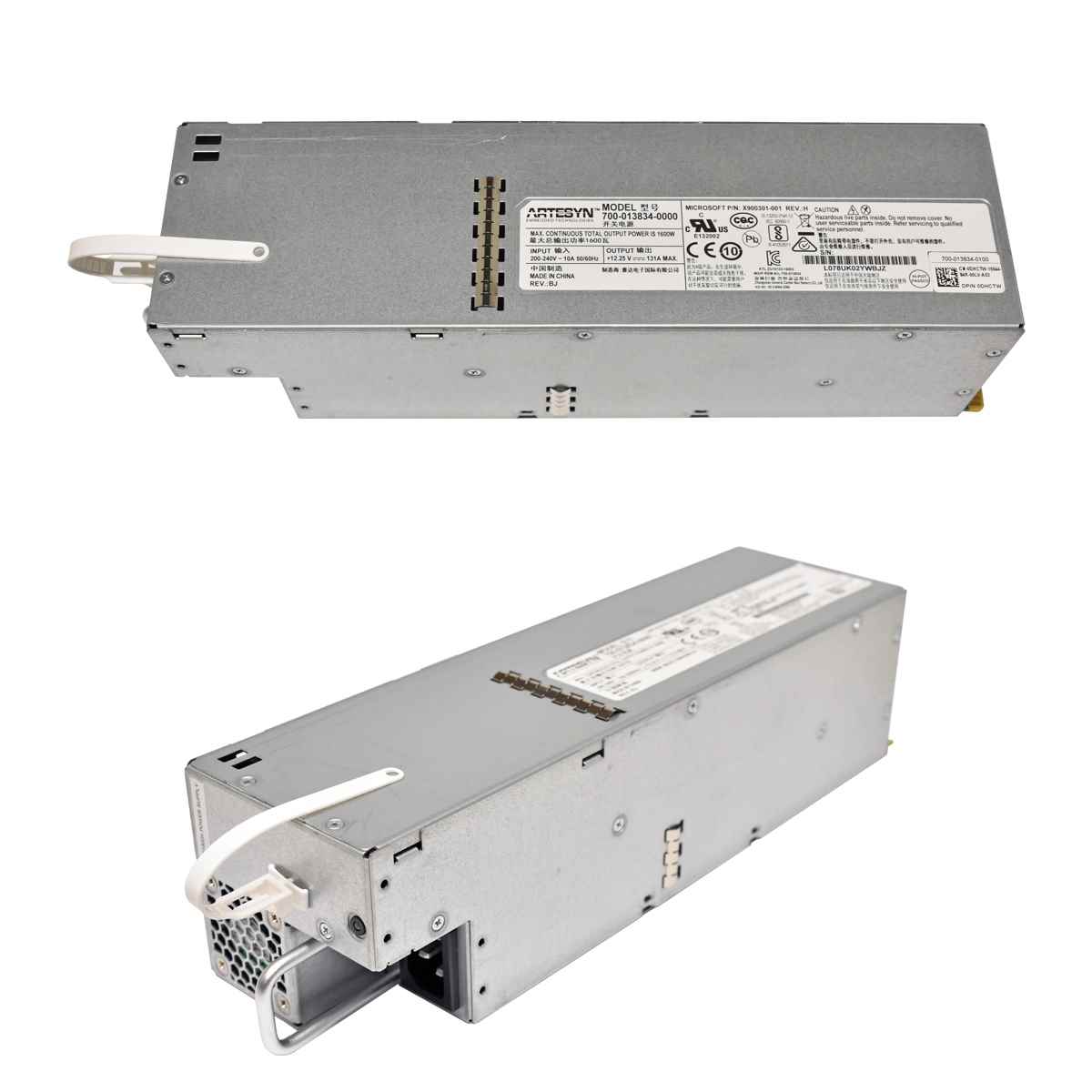 Artesyn Dell Microsoft 1600W Power Supply 700-013834-0000 0DHCTW X900301-001 Artesyn Dell Microsoft 1600W Power Supply 700-013834-0000 0DHCTW X900301-001