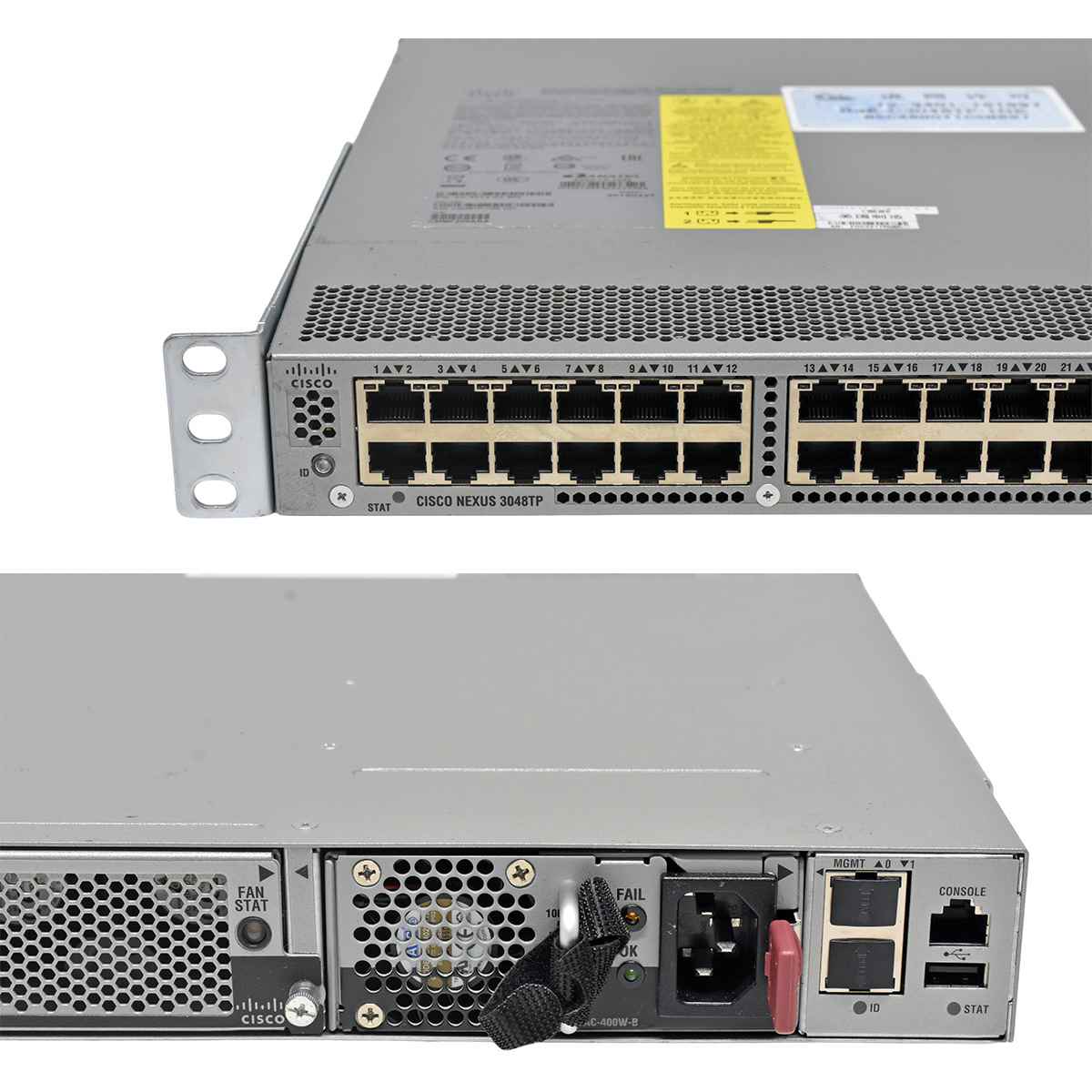 Cisco Nexus N3K-C3048TP-1GE 68-4214-03 48-Port GE Switch 4x 10G SFP+ red PSUs