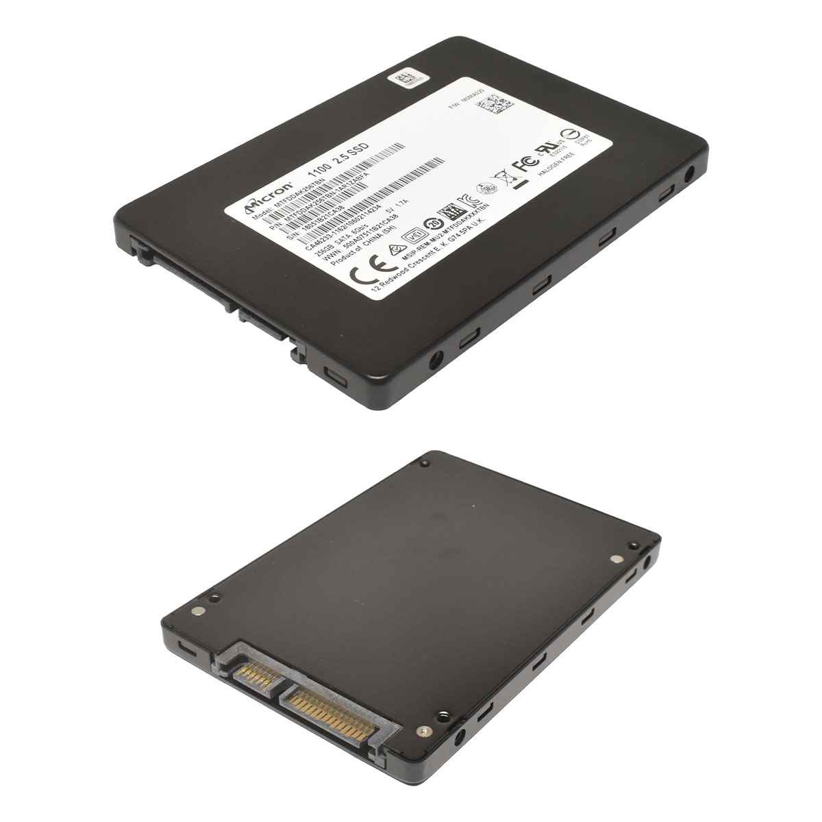 Micron 1100 Series 256GB 2.5" 6G SATA SSD MTFDDAK256TBN Micron 1100 Series 256GB 2.5" 6G SATA SSD MTFDDAK256TBN