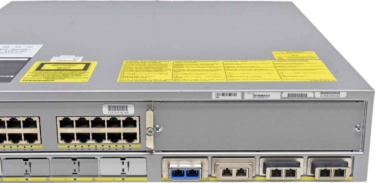 Cisco Catalyst WS-C4900M 68-2911-08 8x 10G X2-Transceiver Ports 1 x WS-X4920-10GE Cisco Catalyst WS-C4900M 68-2911-08 8x 10G X2-Transceiver Ports 1 x WS-X4920-10GE