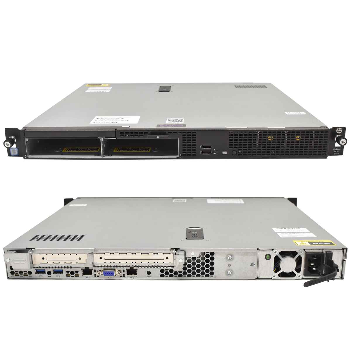 HP ProLiant DL20 Gen9 Server Intel E3-1220 V5 3,00 GHz CPU 8GB RAM 2x 3.5" B140i