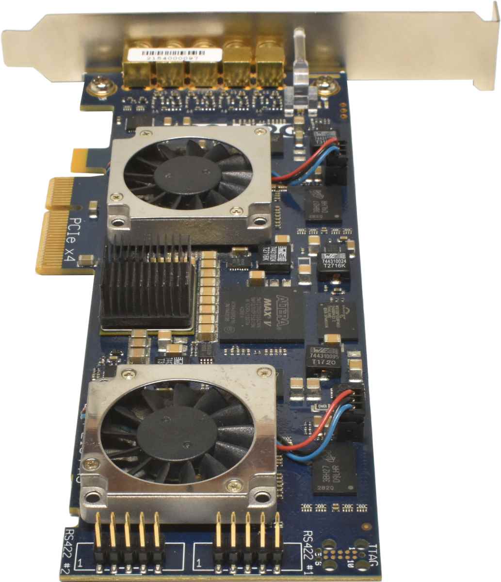 DekTec DTA-2154 R3 Quad HD-SDI / ASI Ports for PCle + genlock FP