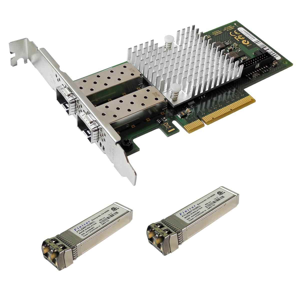 Fujitsu 2-Port 10 Gb Ethernet PCIe D2755-A11 GS3 GS2 Full-profile with 2x SFP+ Fujitsu 2-Port 10 Gb Ethernet PCIe D2755-A11 GS3 GS2 Full-profile with 2x SFP+