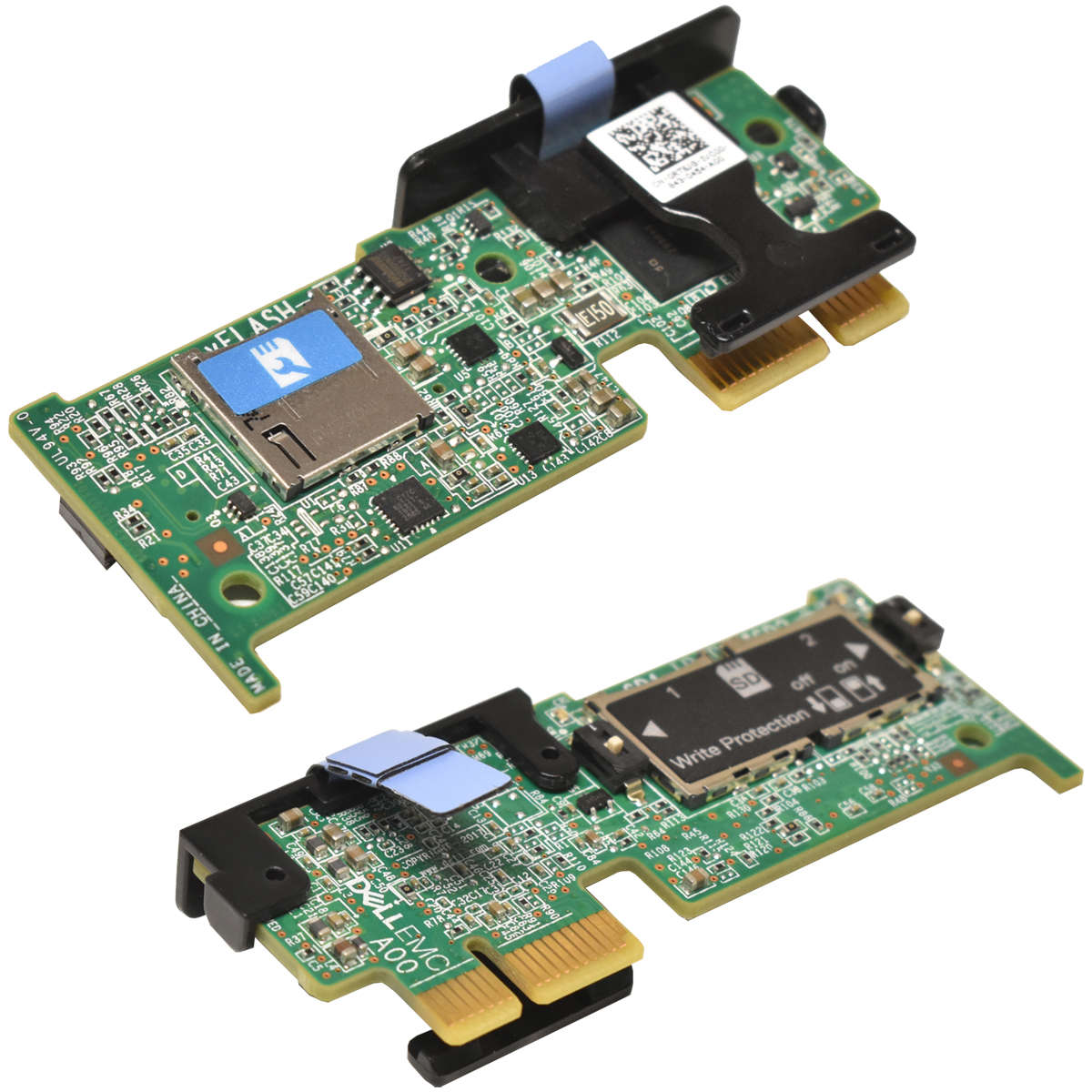 Dell-0RT6JG-Dual-SD-vFlash-Card-Reader-Module-IDSD-001.jpg Dell 0RT6JG Dual SD vFlash Card Reader Module IDSDM for R440 R540 R640 R740