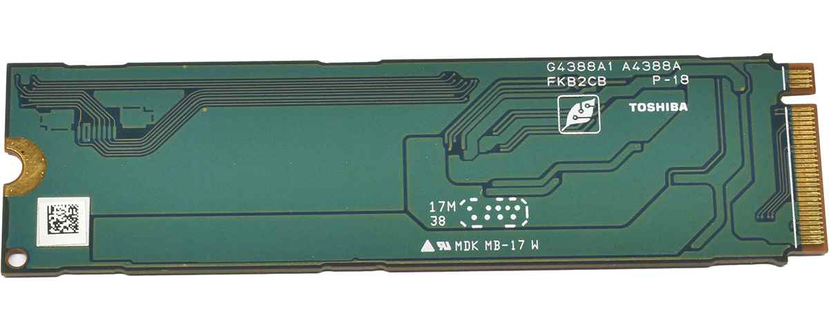 Toshiba KXG50ZNV256G SSD 256GB M.2 2280 PCIe 3.0 x4 NVMe