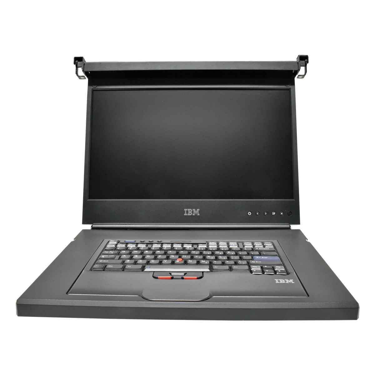 IBM 1723-8BX 38L6308 1U KVM Console 18.5" DE QWERTZ Cable Management 44X3114 Power LED blinking IBM 1723-8BX 38L6308 1U KVM Console 18.5" DE QWERTZ Cable Management 44X3114 Power LED blinking