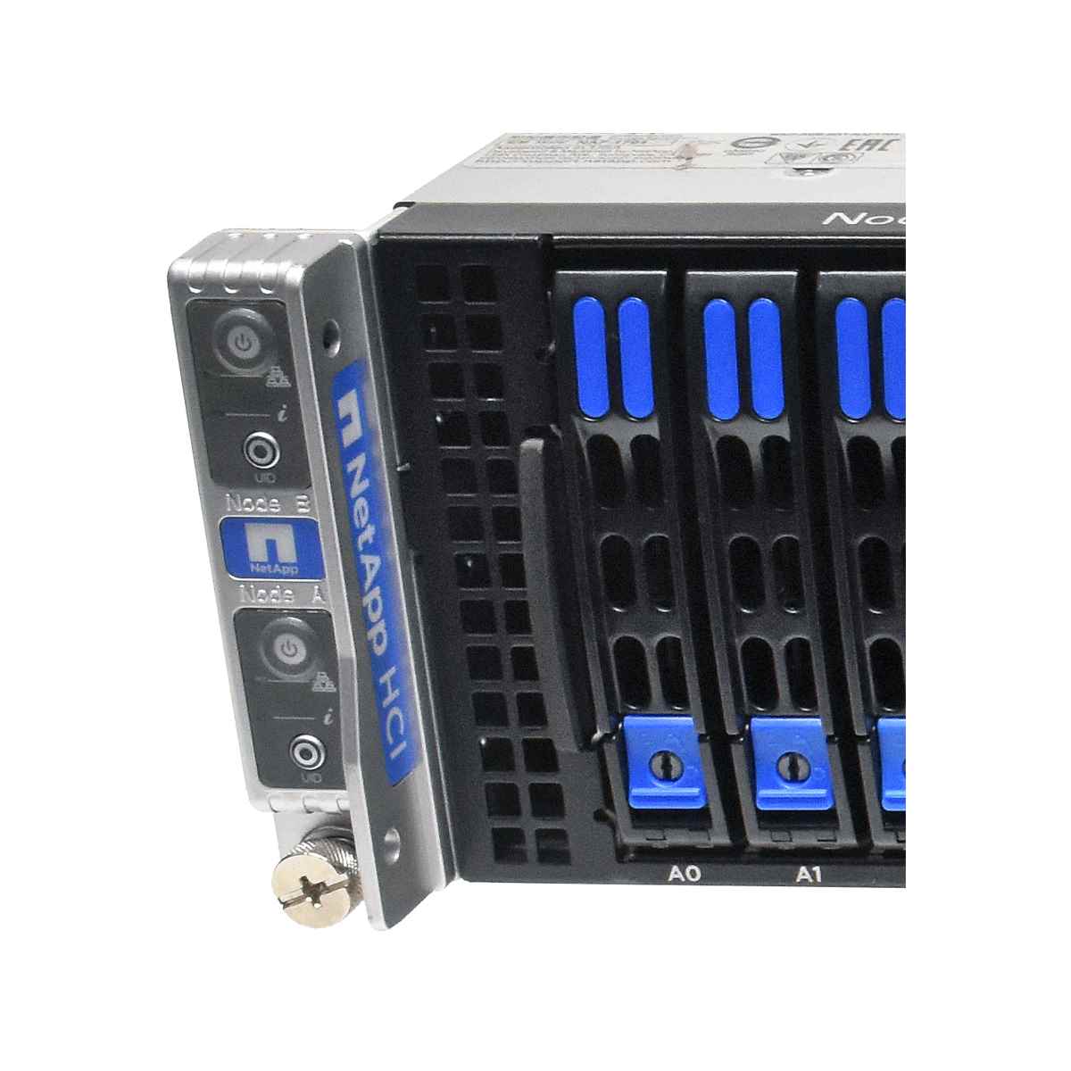 NetApp HCI Supermicro 4 Node Server NAF-1701 2x Node ohne CPU & RAM 4x Kühler 24x SFF Caddy
