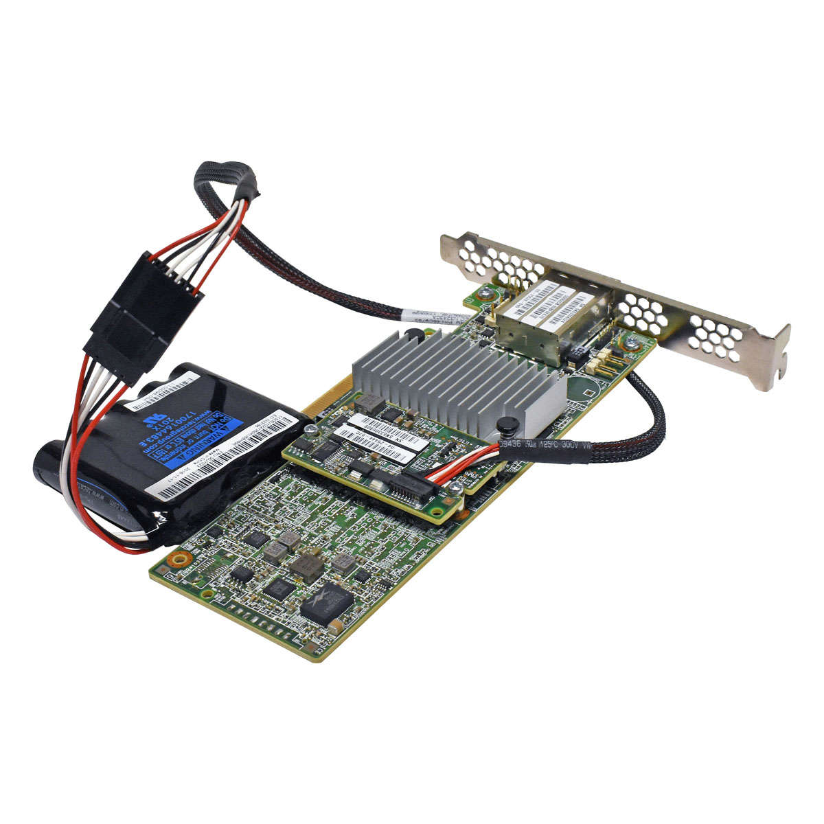 IBM-LSI-ServeRAID-00AE939-M5225-2GB-12GB-PCIe-x8-R-003.jpg IBM LSI ServeRAID 00AE939 M5225-2GB 12GB PCIe x8 RAID Controller +Cache Kit FP
