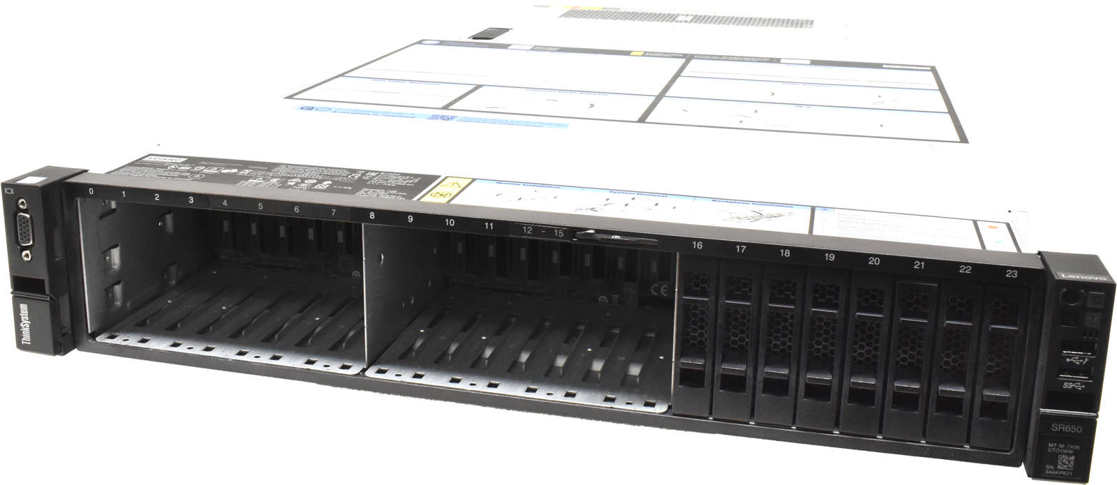 Lenovo-ThinkSystem-SR650-2x-Silver-4110-8C-2-1GHz-001.jpg Lenovo ThinkSystem SR650 2x Silver 4110 8C 2.1GHz 256GB PC4 930-24i 24x SFF 2x480GB M.2 Rails