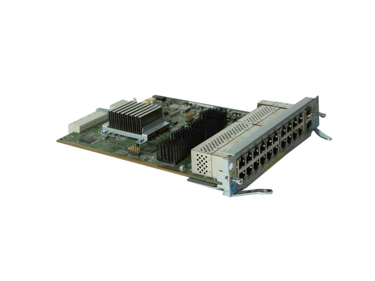 HP J9536A Gig-T/SFP+ PoE+ v2 zl Module for E5400/8200 zl Series PN 5065-5404