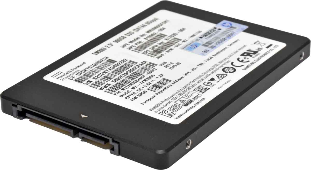HP Samsung 816962-004 MZ-7KM9600 960GB 2.5" 6G SATA III SSD