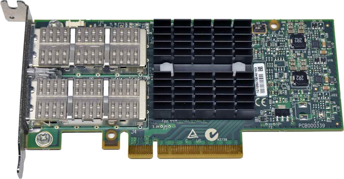 Fujitsu CA05954-2102 A3C40136900 Dual-Port FDR 54G QSFP+ Infiniband HCA Network Adapter PCIe x8 Fujitsu CA05954-2102 A3C40136900 Dual-Port FDR 54G QSFP+ Infiniband HCA Network Adapter PCIe x8