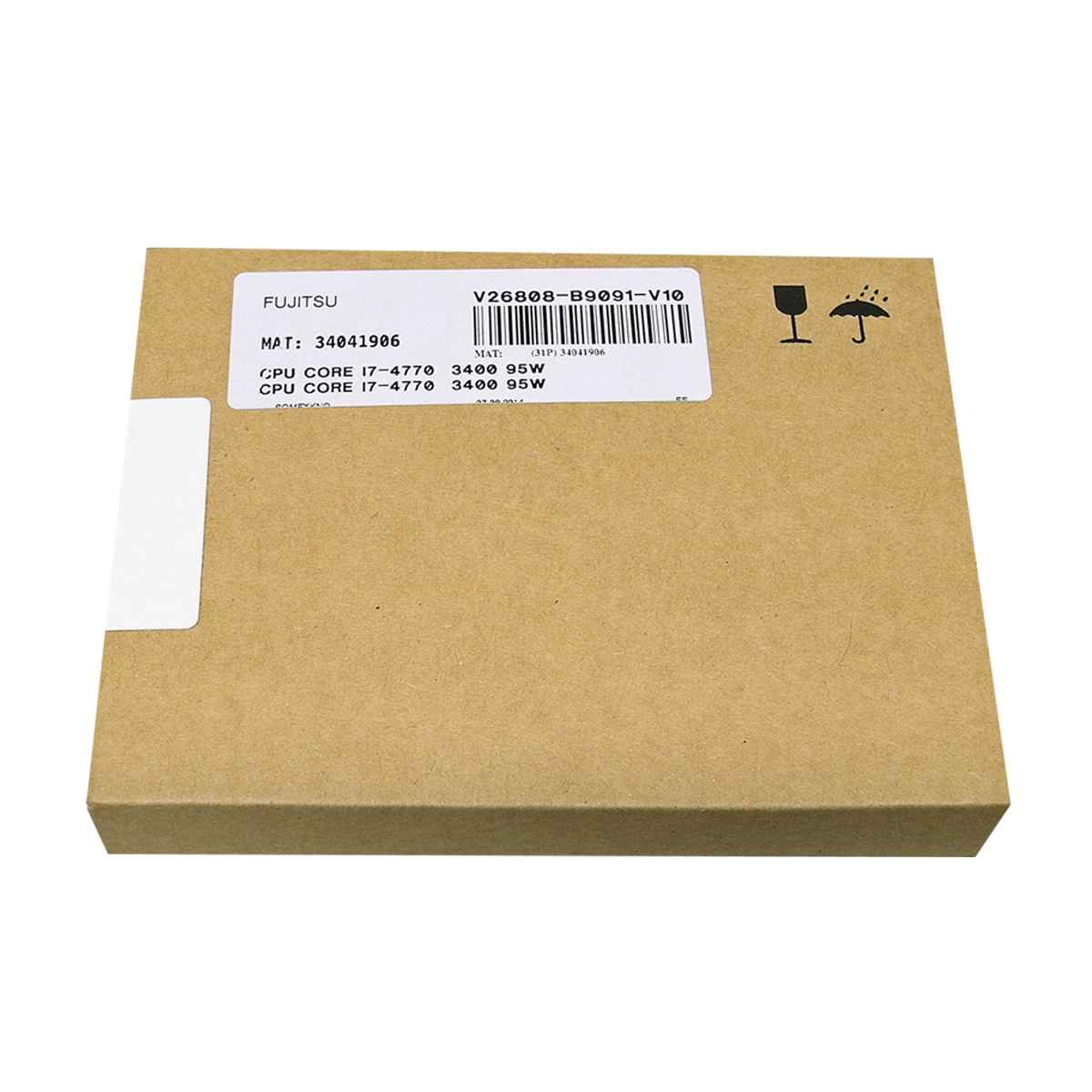 Fujitsu Intel Core Processor i7-4770 8MB Cache 3.40 GHz 4- Core FCLGA1150 SR149 Fujitsu Intel Core Processor i7-4770 8MB Cache 3.40 GHz 4- Core FCLGA1150 SR149